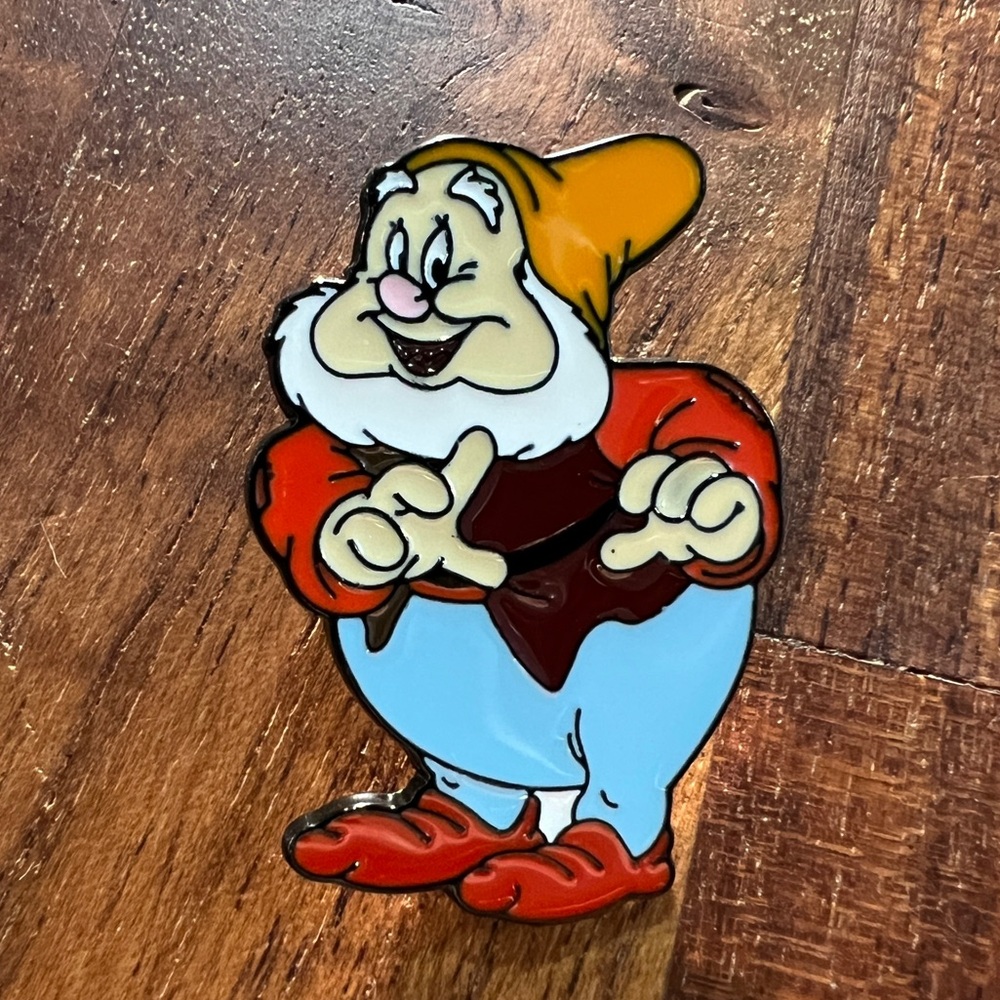 Disney Snow White Doc Dwarf Movie Inspired Enamel Brooch Lapel Pin